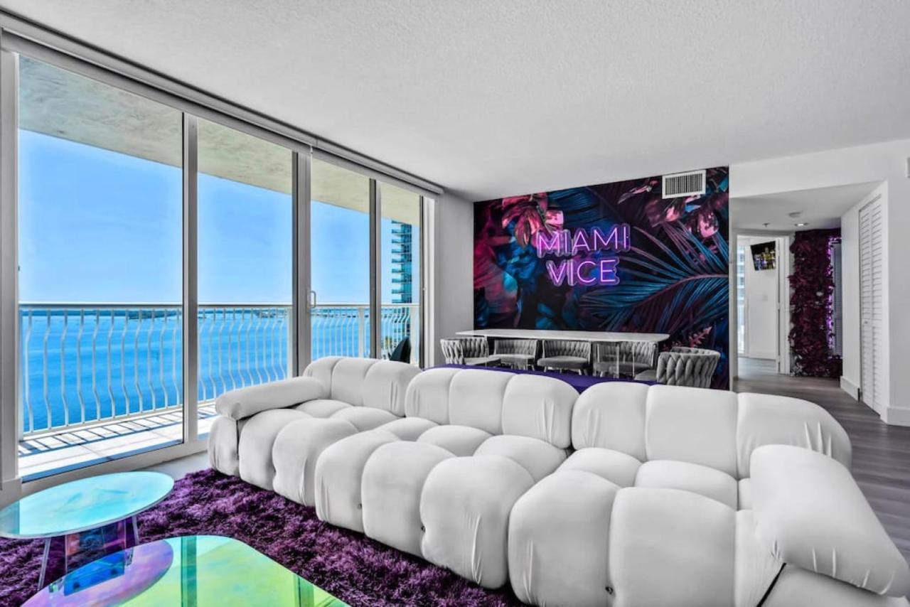 Miami Vice Oceanfront Sky Villa Buitenkant foto